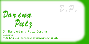 dorina pulz business card